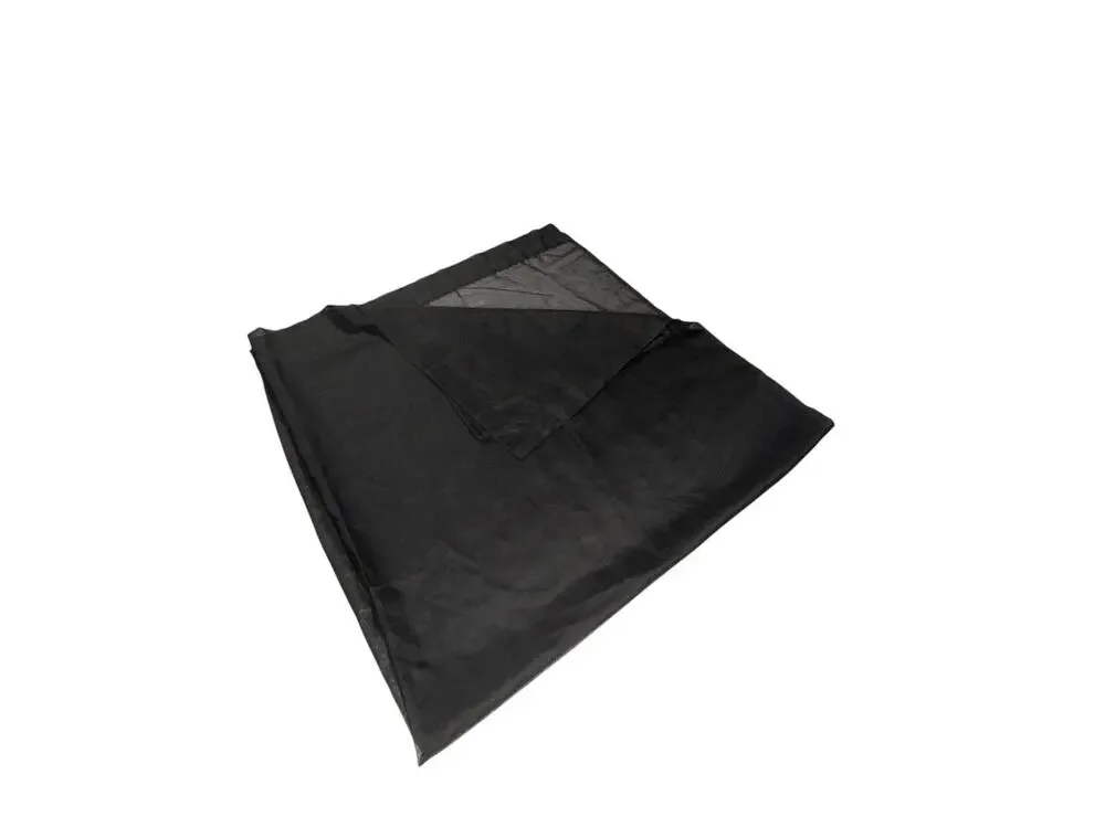 Single Solid Black Curtain Drape Sheer Rod Pocket 1 Panel 64
